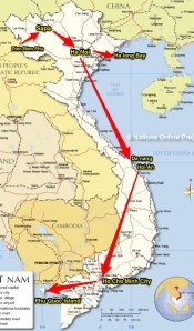 Vietnam map