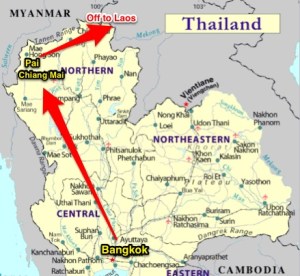 Thailand map